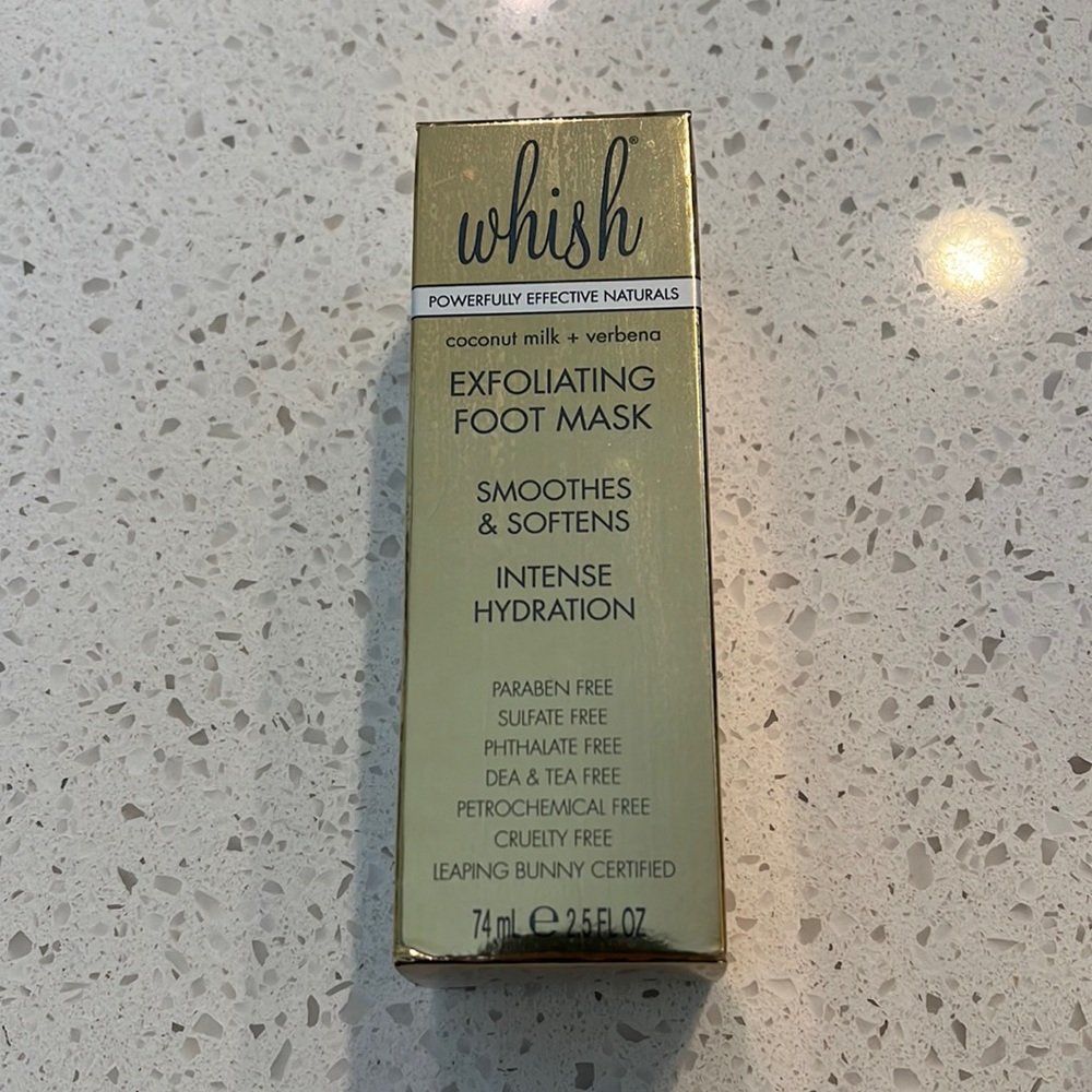 Whish Exfoliating Foot Mask BRAND NEW